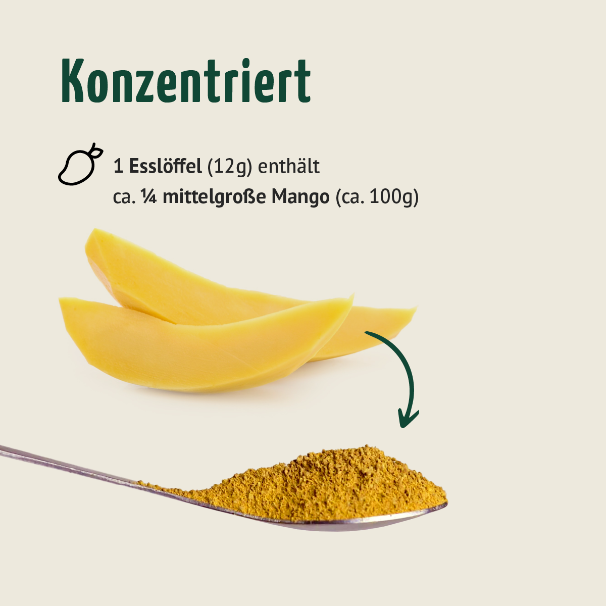 Bio Mango Fruchtpulver (100g)