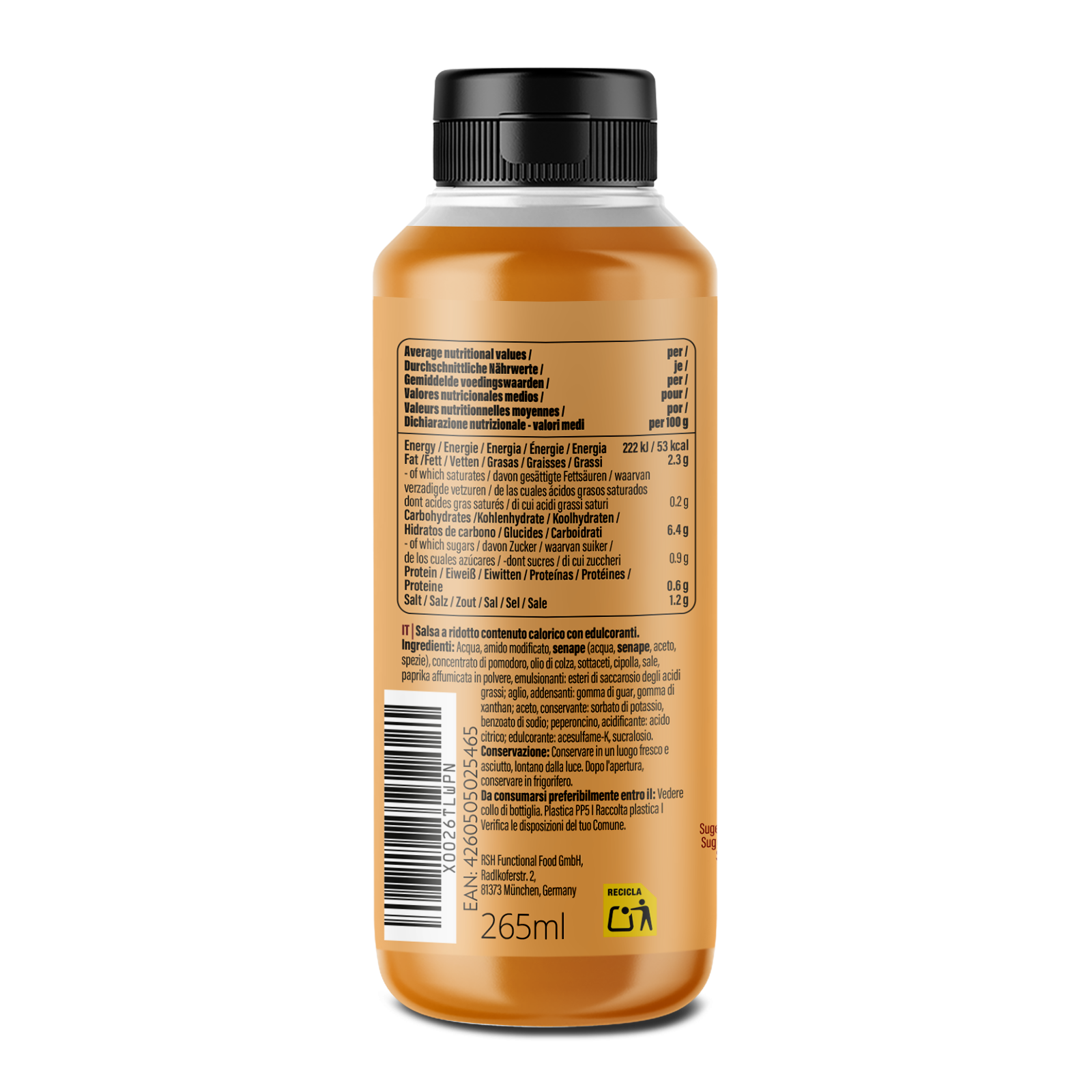 Mamma Mia Zero Saucen (265ml) Burgersauce