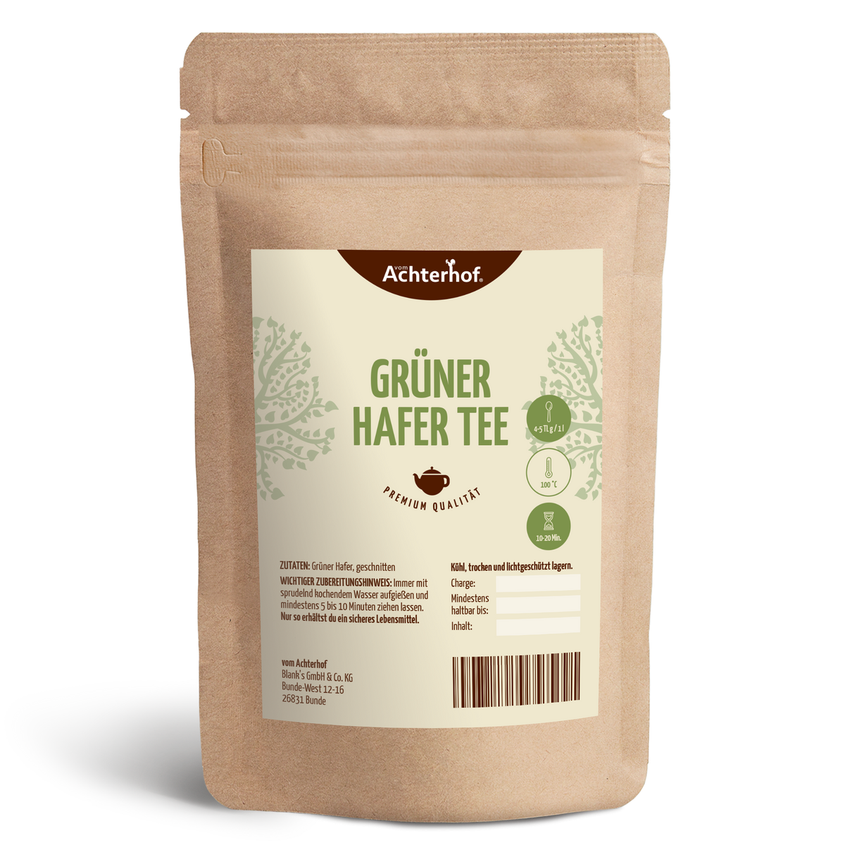 Grüner Hafer Tee (1000g)