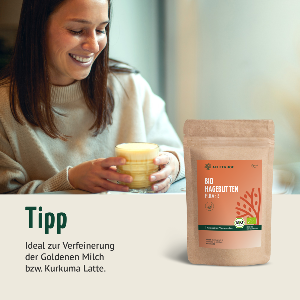 Bio Hagebutten Pulver (1000g)