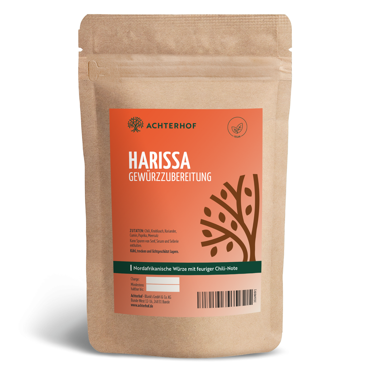 Harissa Gewürzzubereitung (250g)