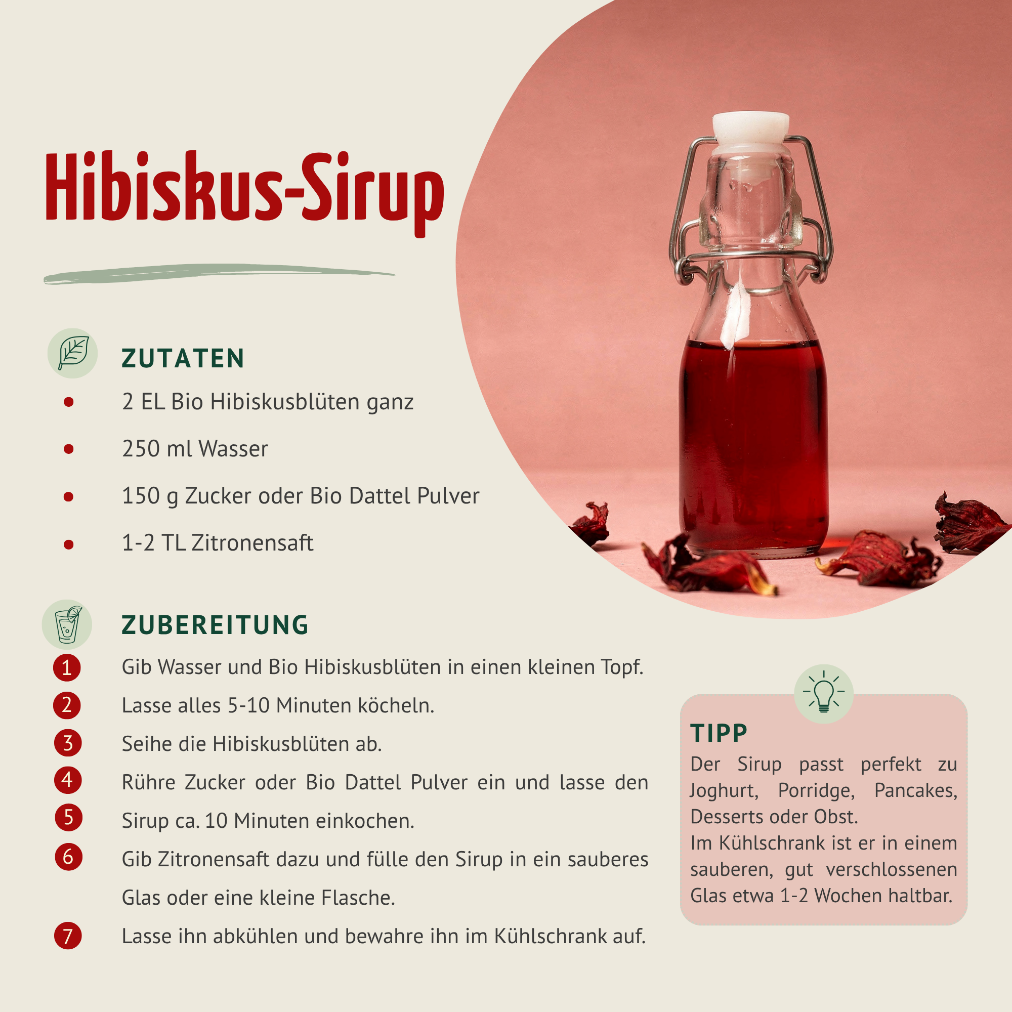 Bio Hibiskusblüten ganz (500g)