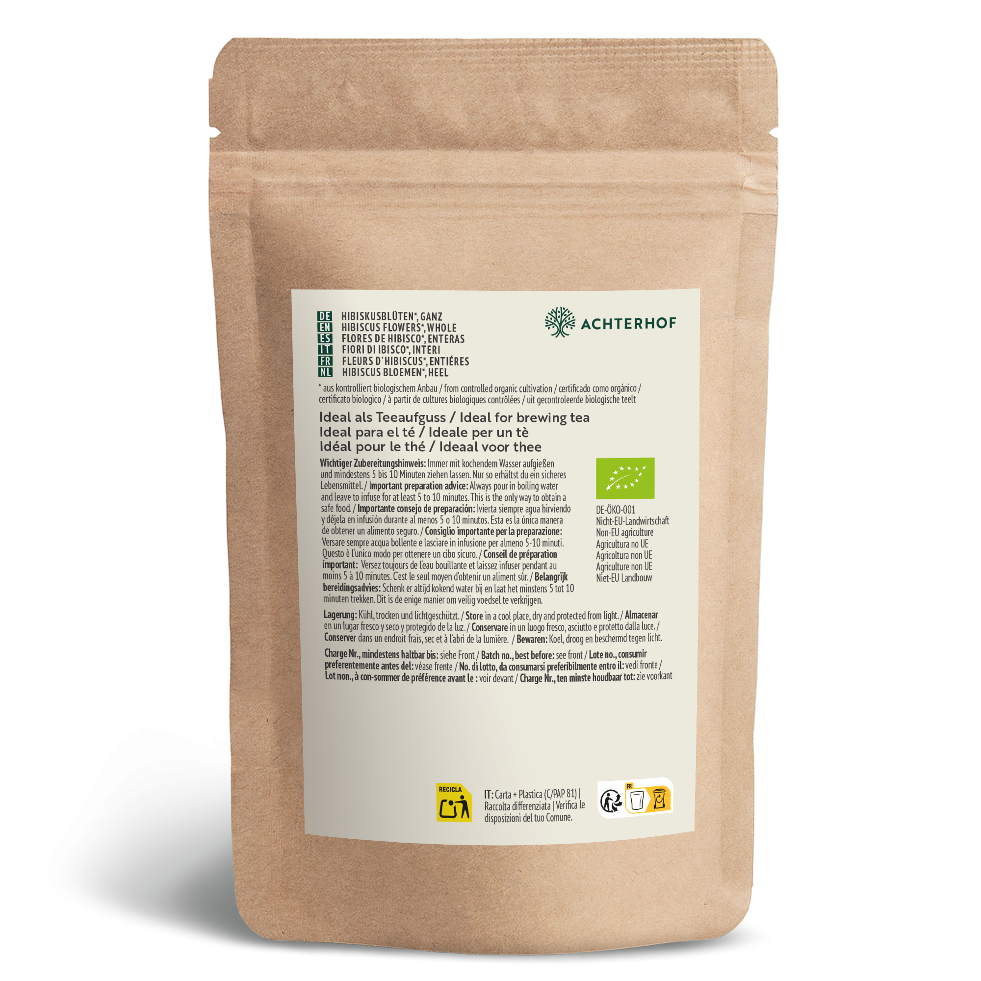 Bio Hibiskusblüten ganz (250g)