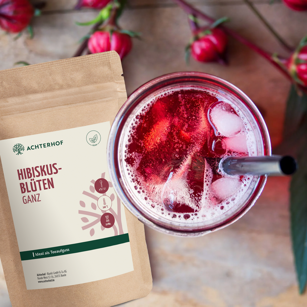 Hibiskusblüten ganz (100g)