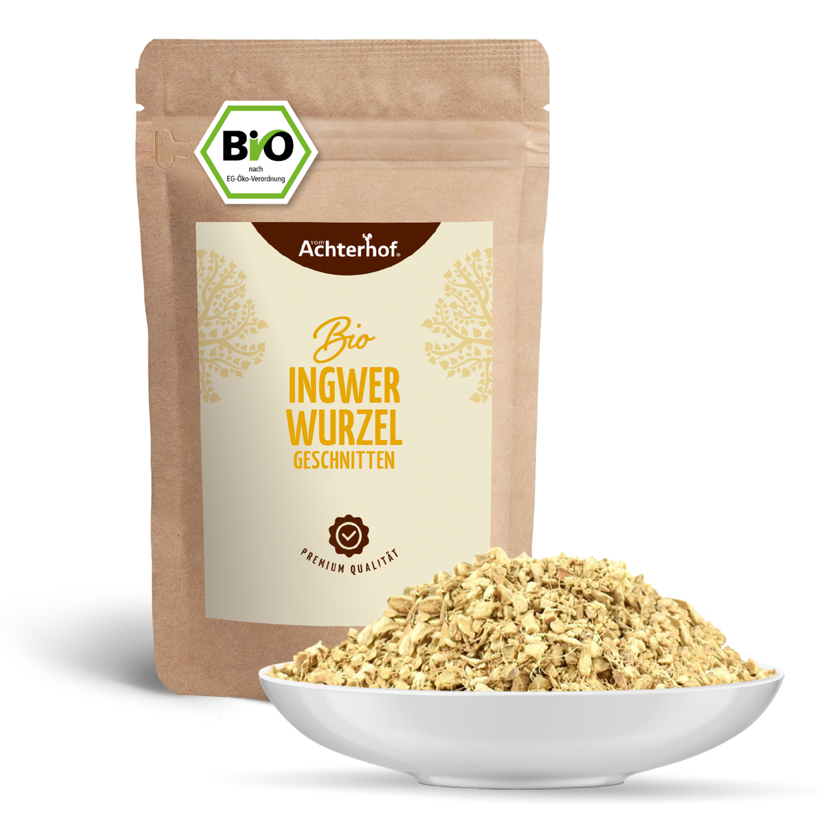 Ingwerwurzel geschnitten Bio (250g)