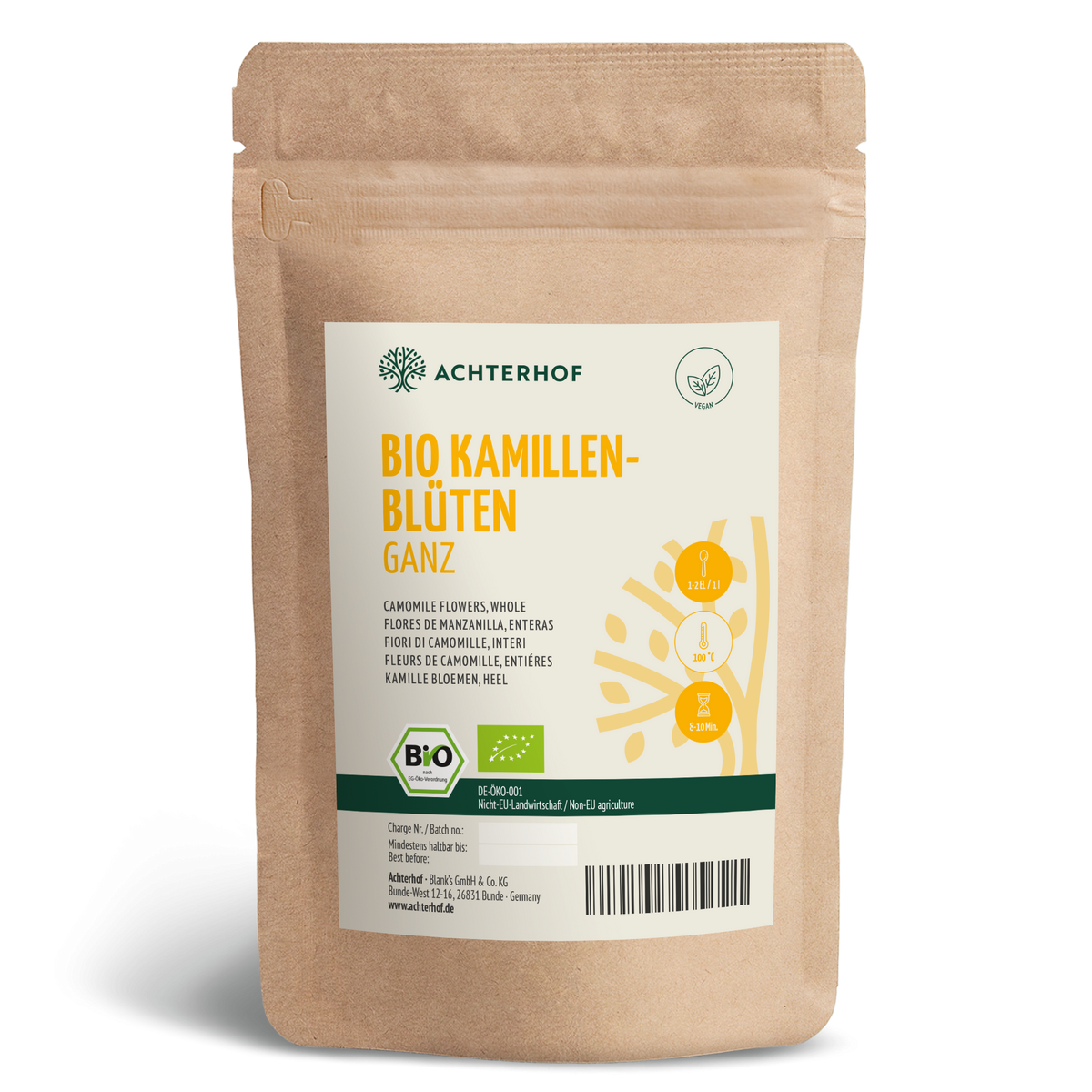 Kamillenblüten ganz Bio (1000g)