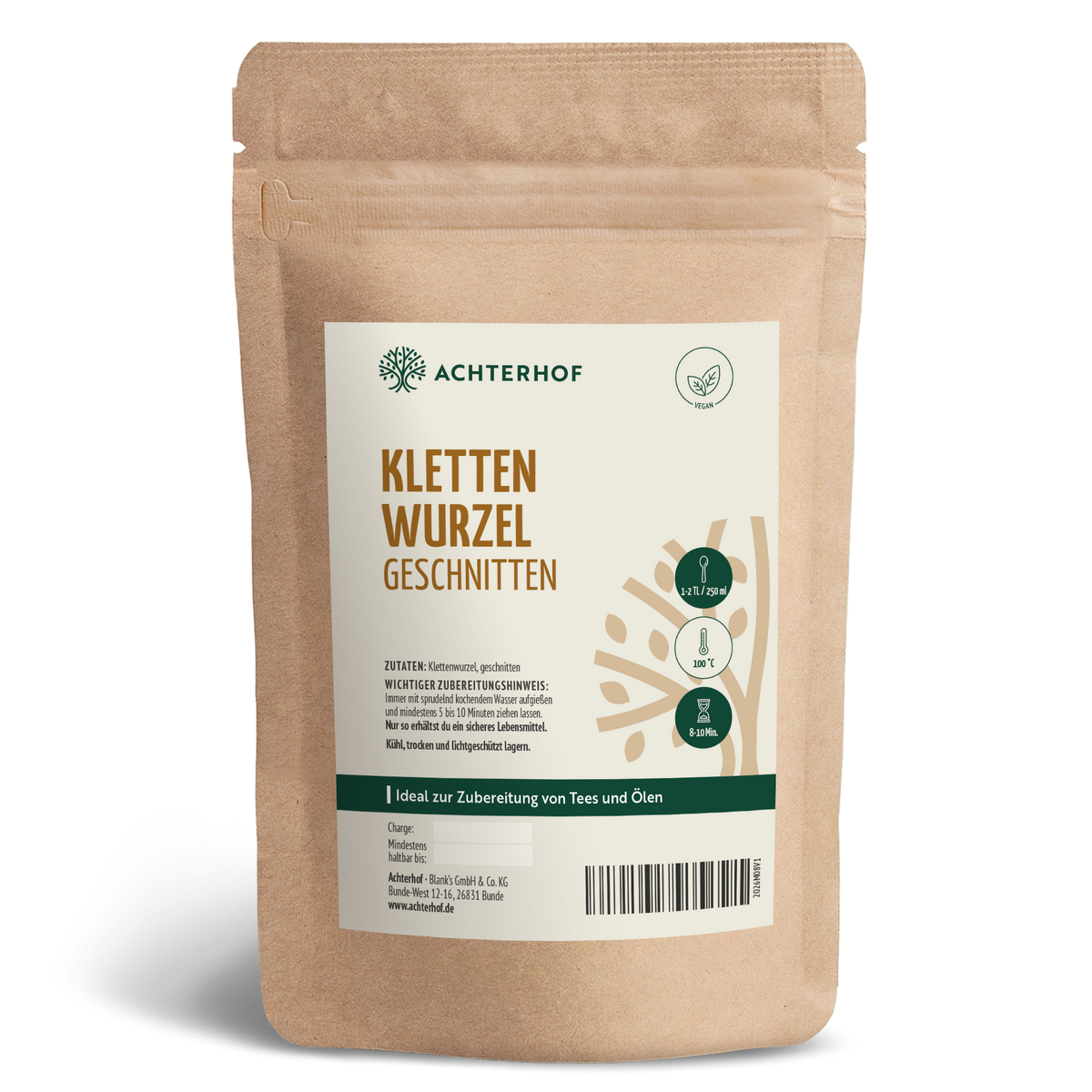 Klettenwurzel geschnitten (100g)