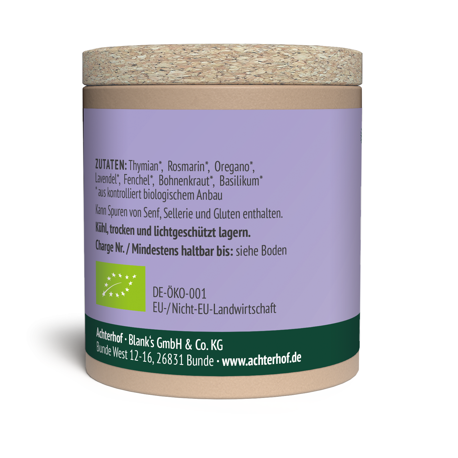Kräuter der Provence Gewürzmischung Bio (20g)