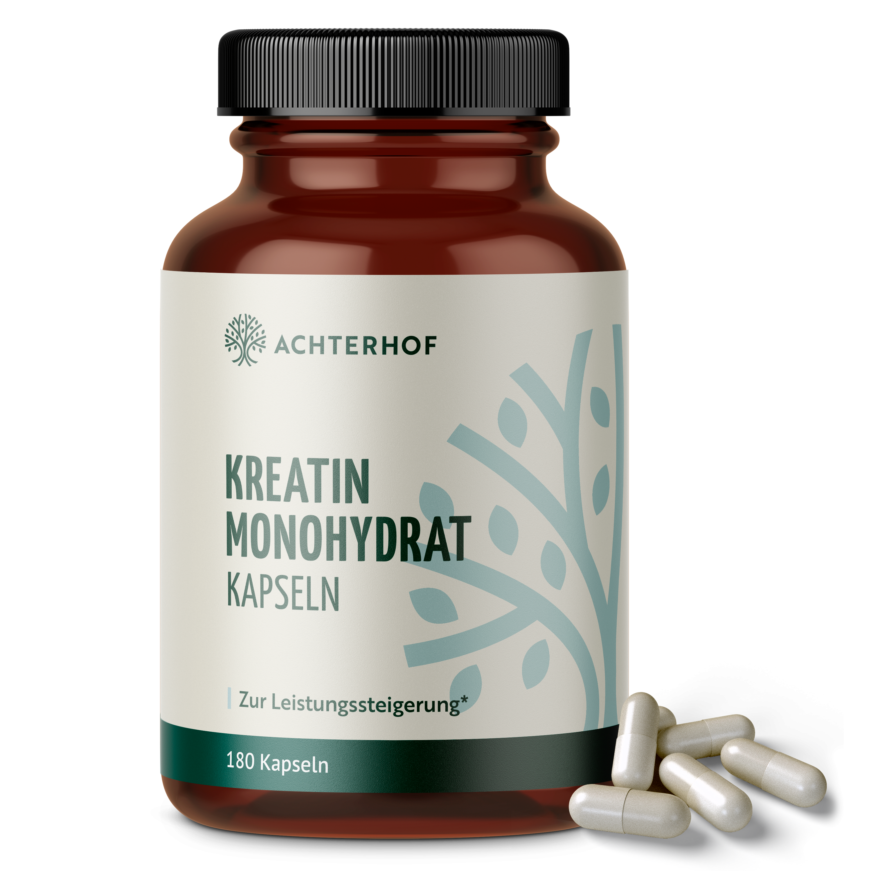 Kreatin Monohydrat Kapseln (180 Kapseln)