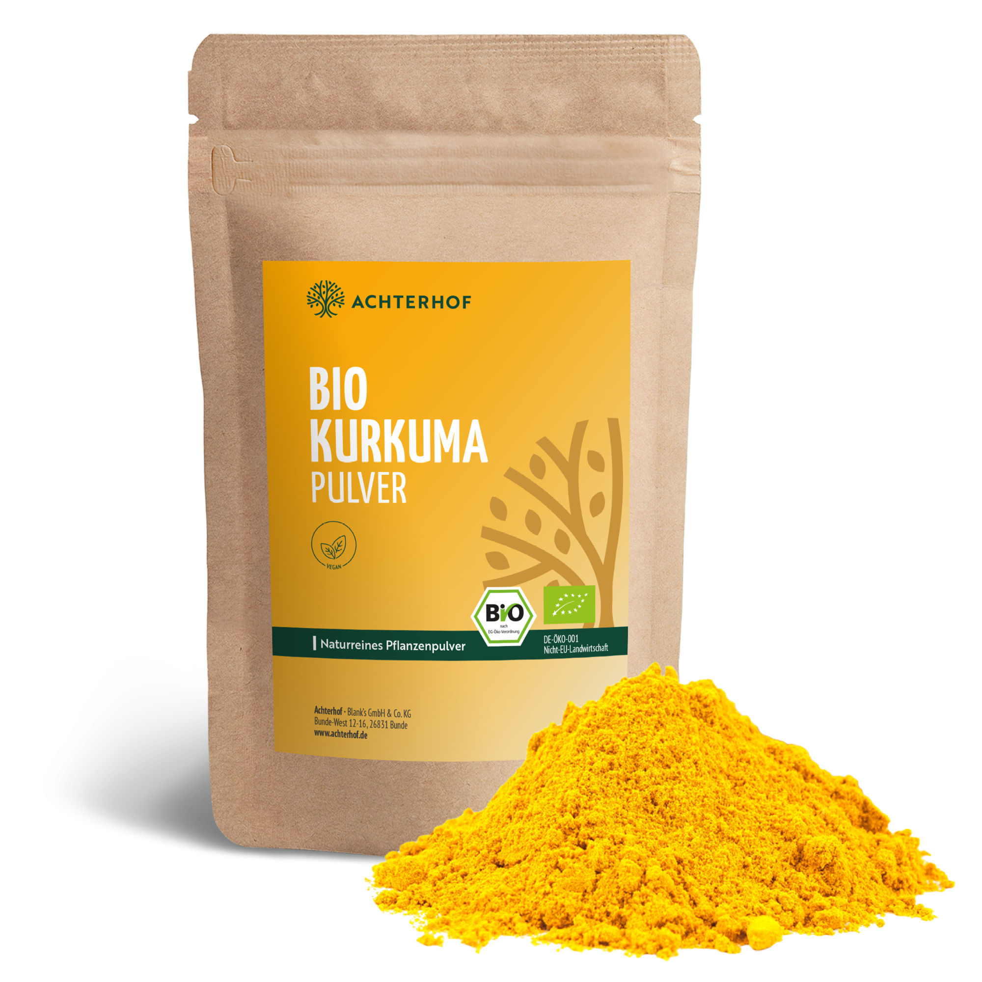 Bio Kurkuma Pulver (1000g)