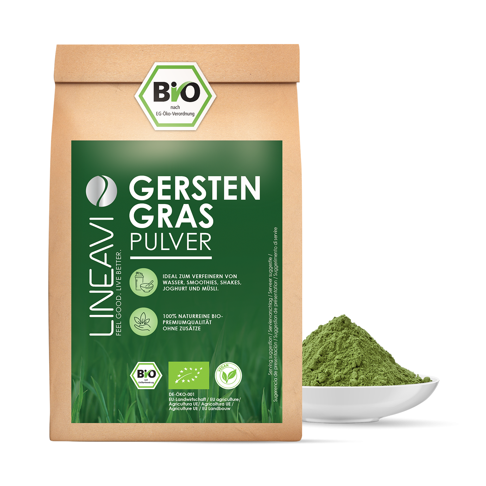 Bio Gerstengraspulver (1000g)