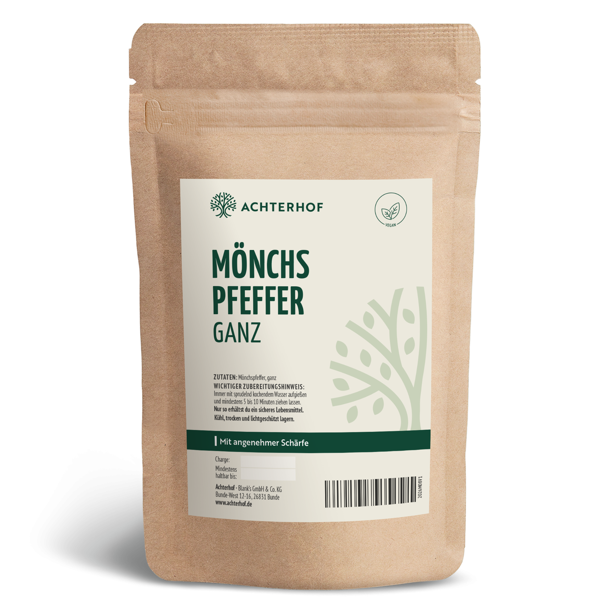 Mönchspfeffer ganz (250g)
