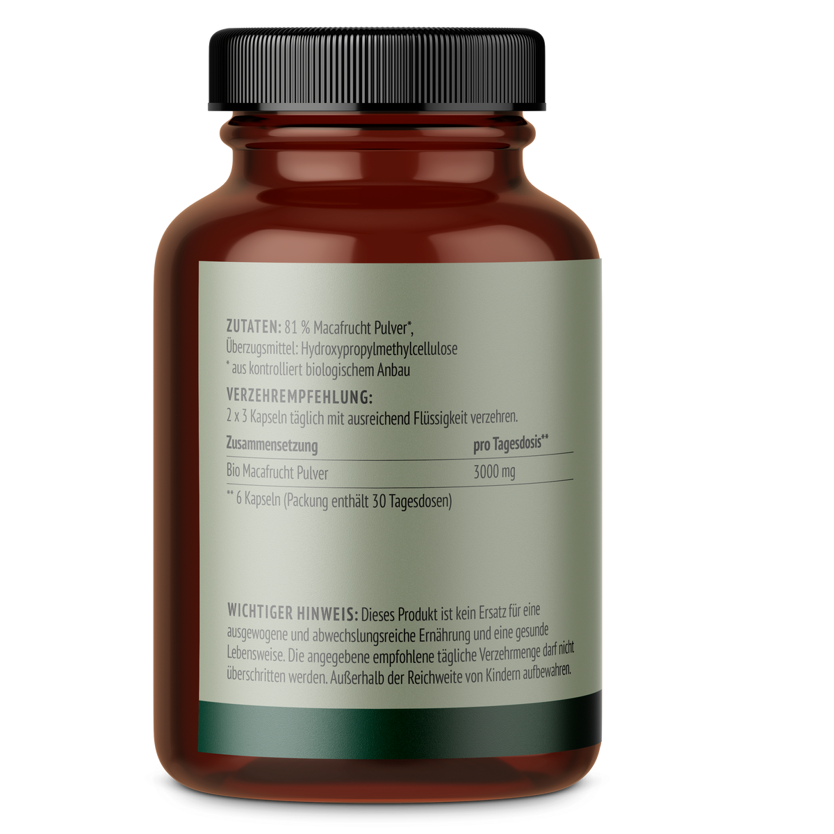 Maca Kapseln Bio (180 Kapseln)