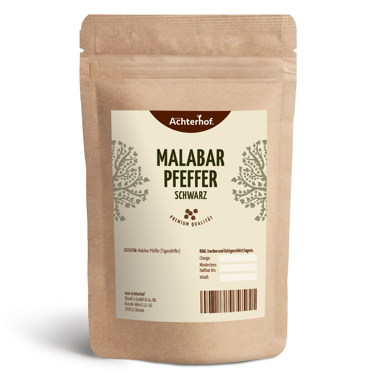 Malabar Pfeffer schwarz ganz (100g)