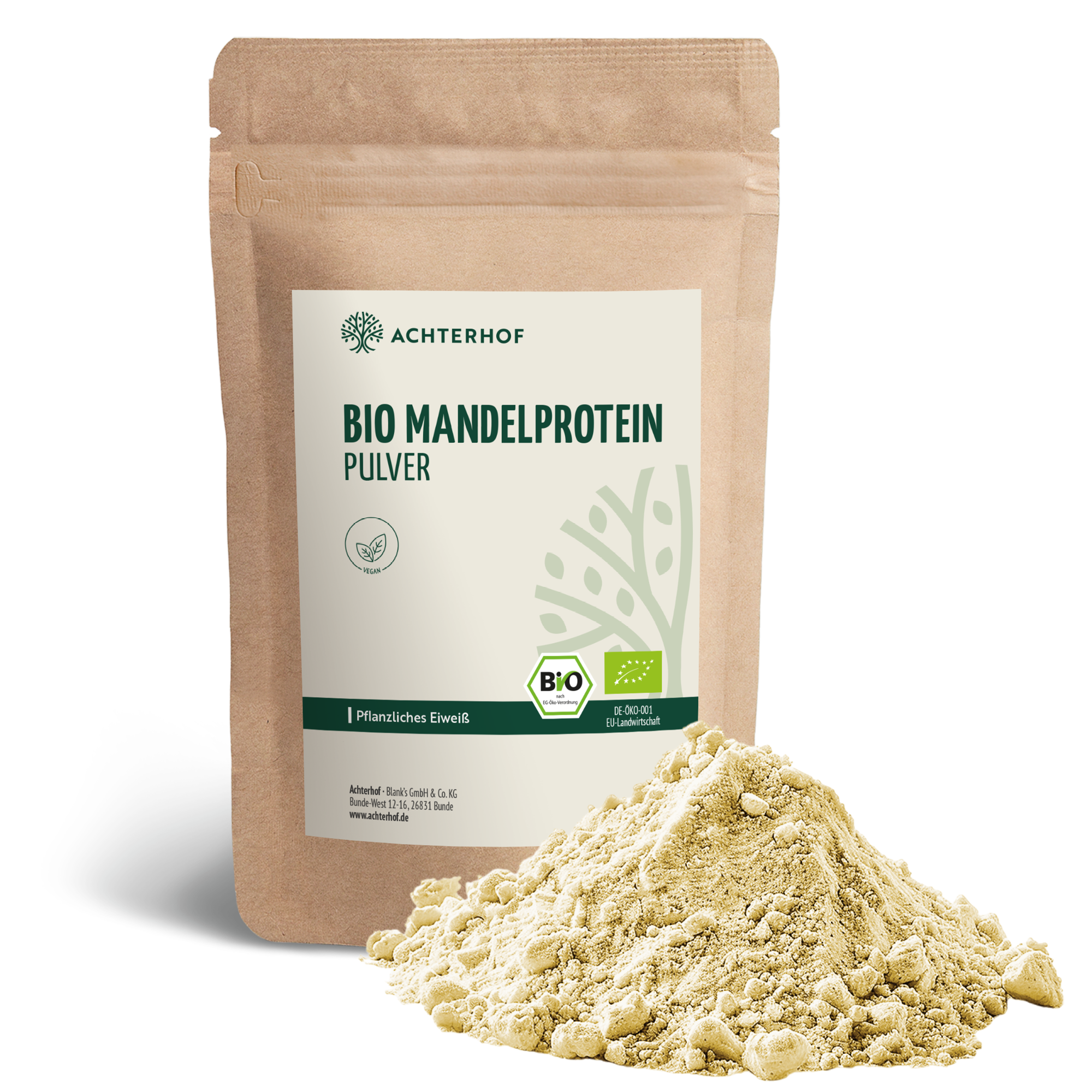 Bio Mandelprotein Pulver (500g)