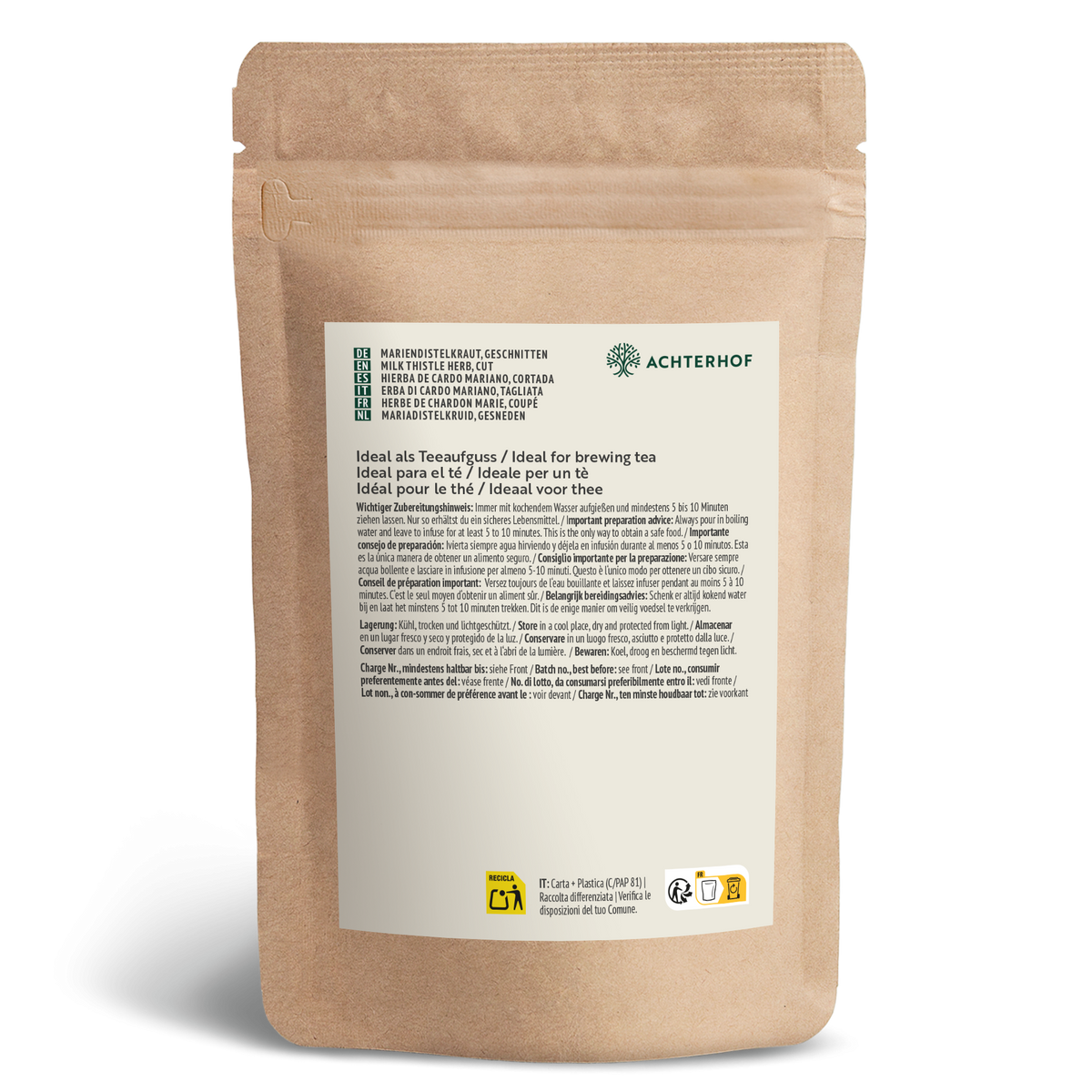 Mariendistelkraut geschnitten (250g)