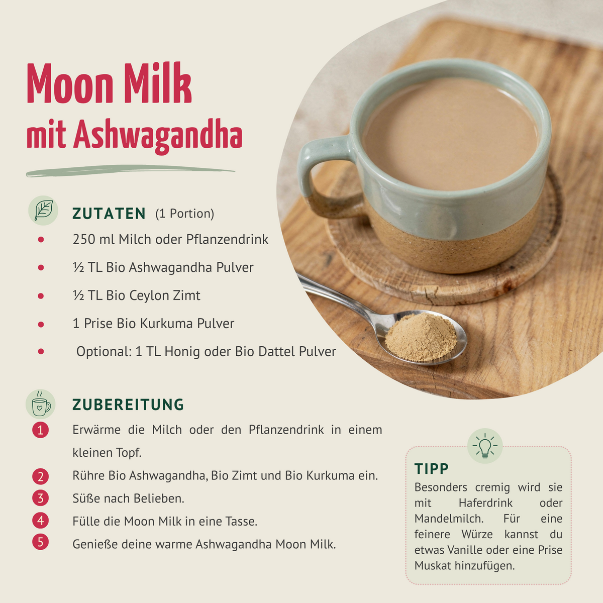 Ashwagandha Pulver Bio (250g)