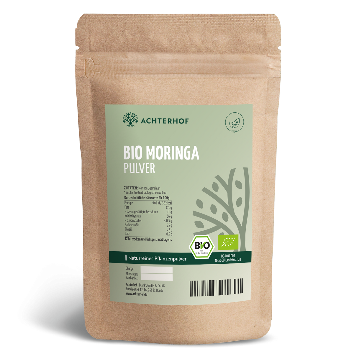 Bio Moringa Pulver (1000g)