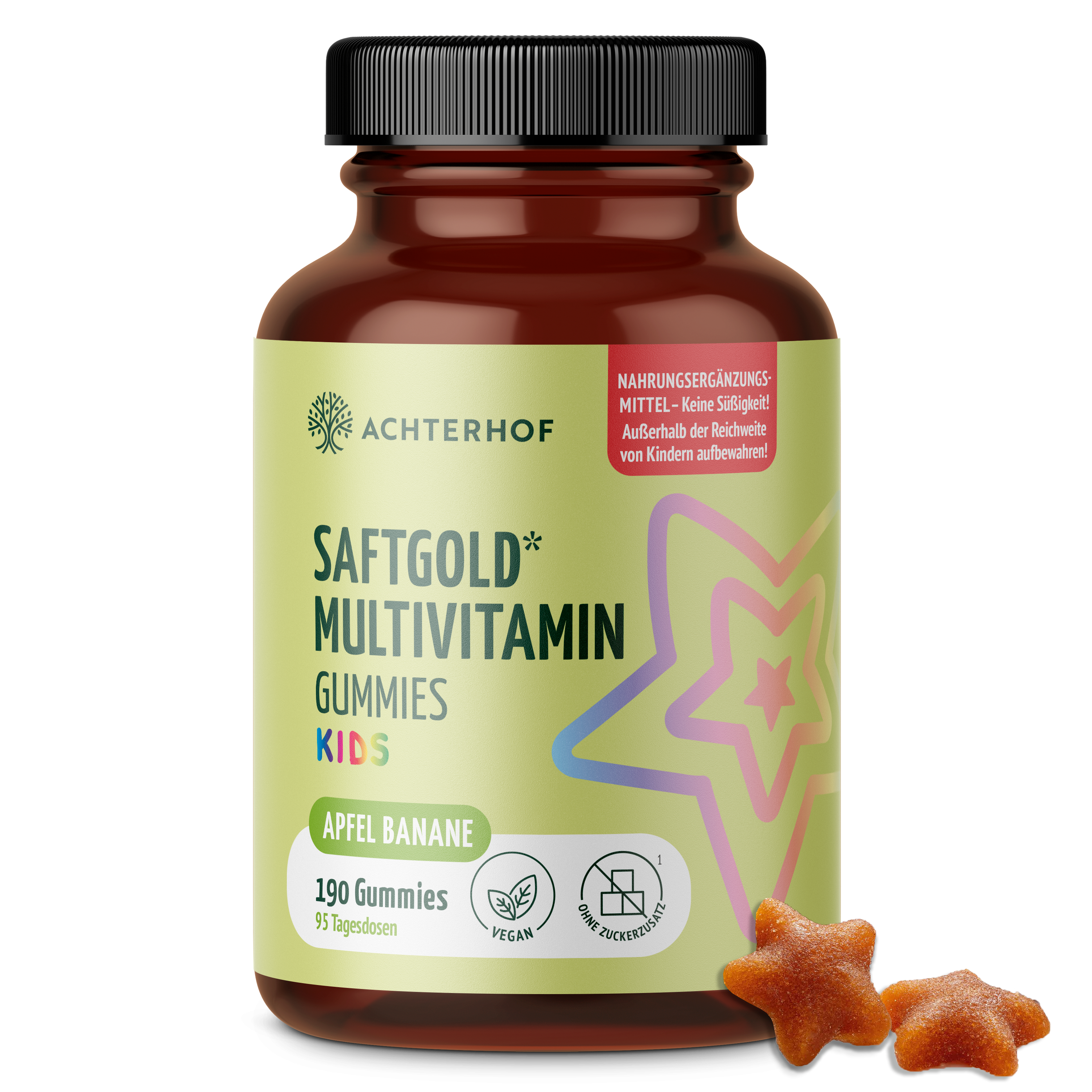 Saftgold Multivitamin Kids Gummies Apfel Banane (190 Stück)