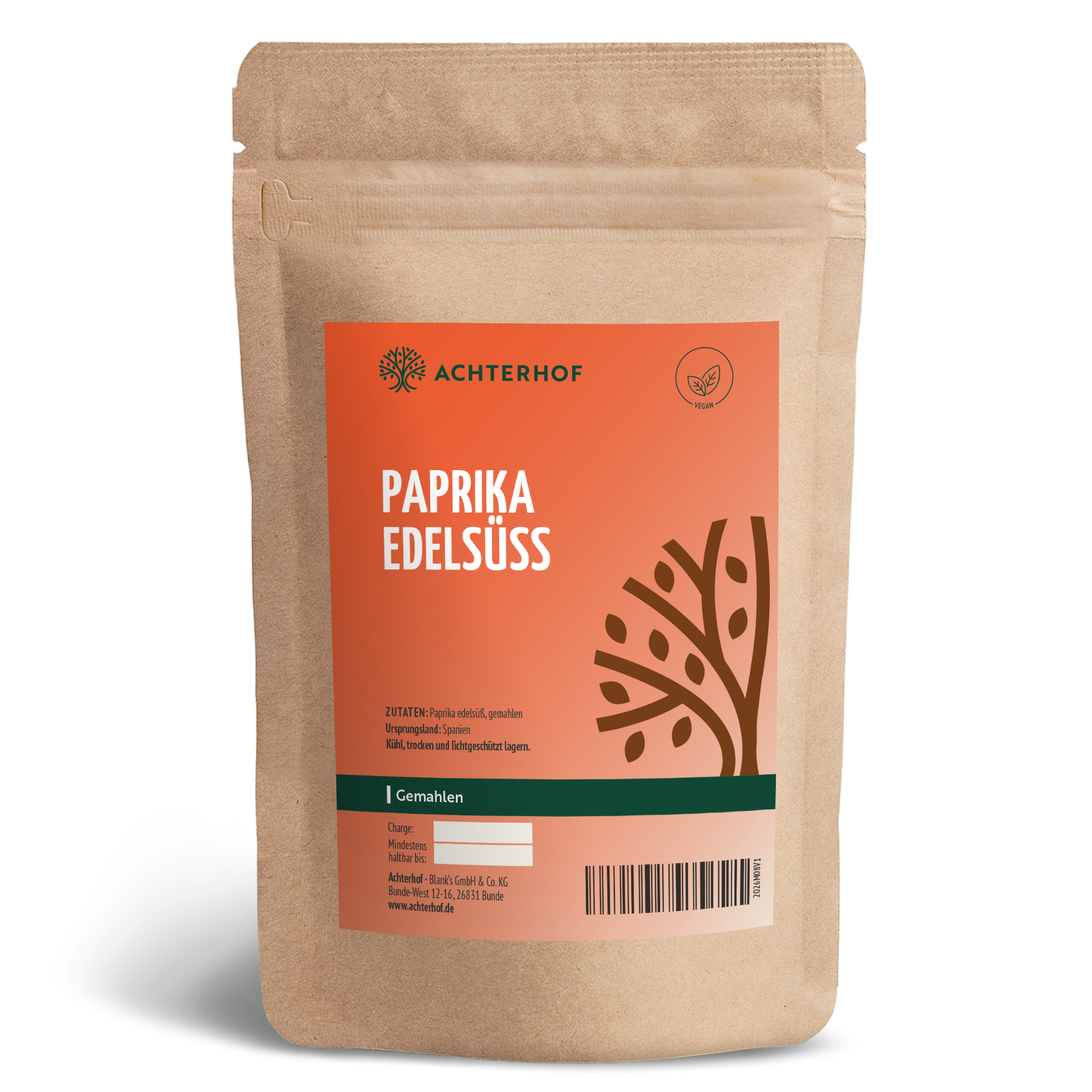 Paprika edelsüß gemahlen (250g)