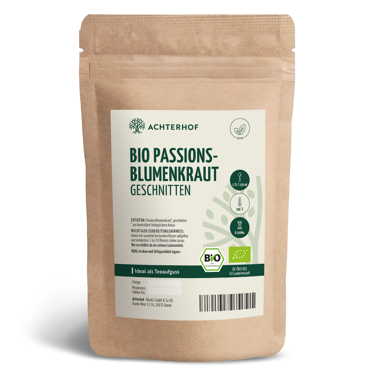 Passionsblumenkraut geschnitten Bio (100g)