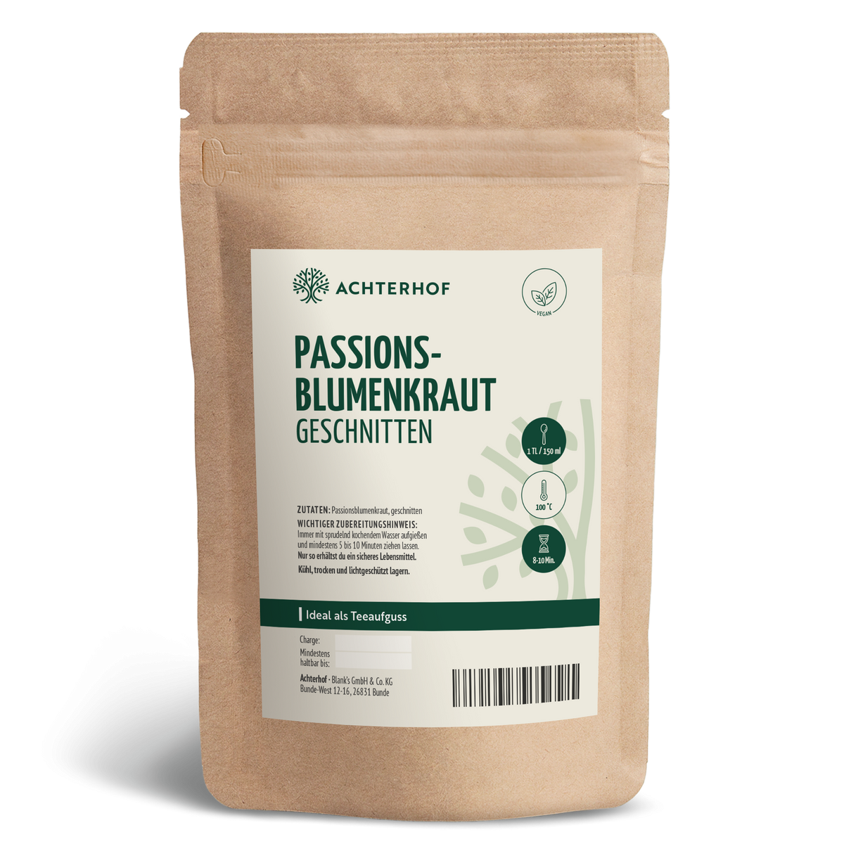 Passionsblumenkraut geschnitten (250g)