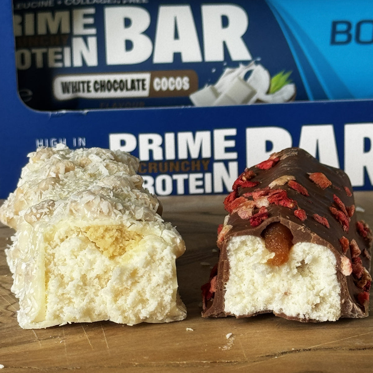 Prime Crunchy Protein Bar - 3g Leucin (12x65g)