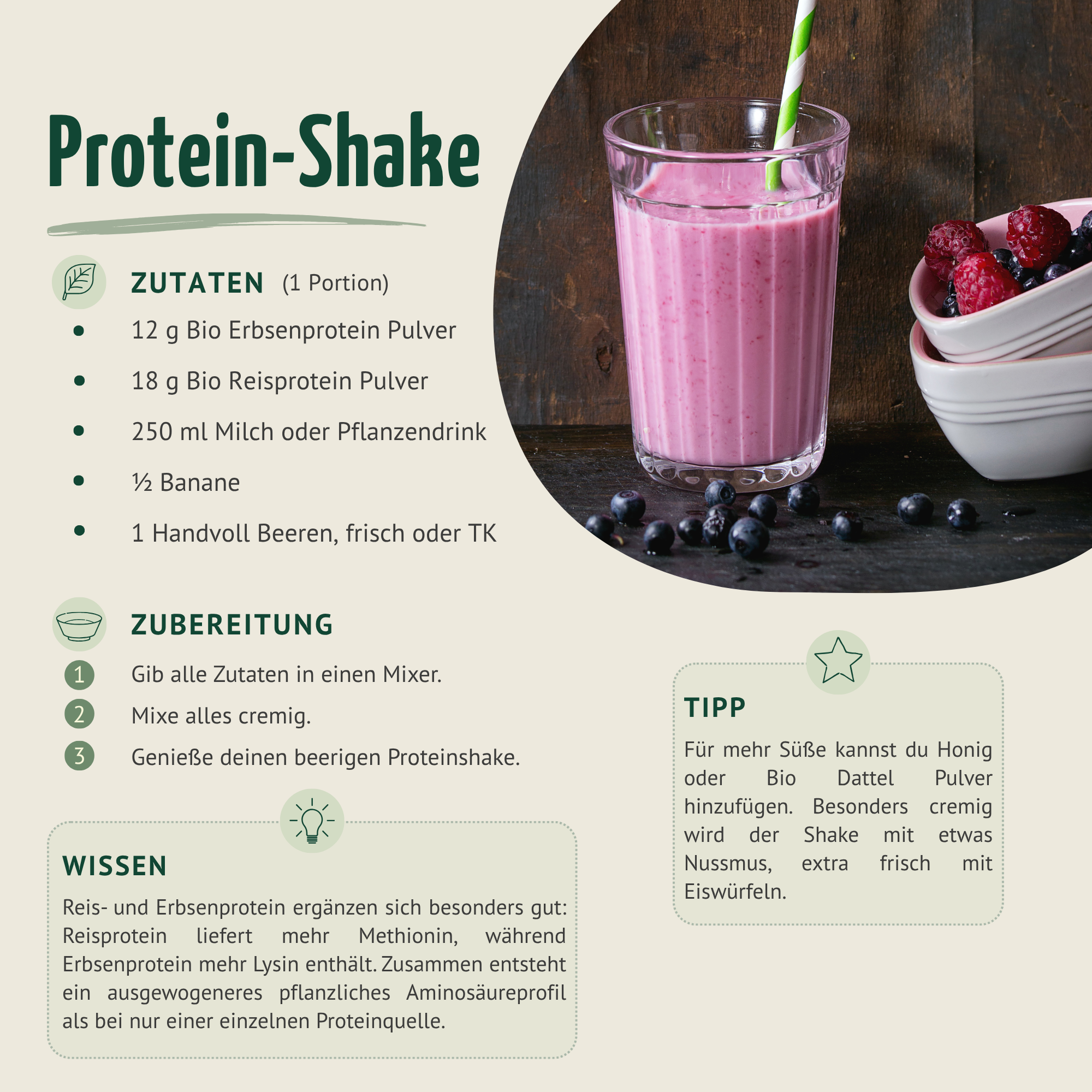 Bio Erbsenprotein Pulver (1000g)