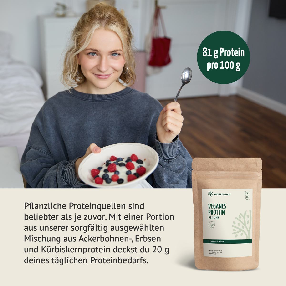 Veganes Protein Pulver (500g)