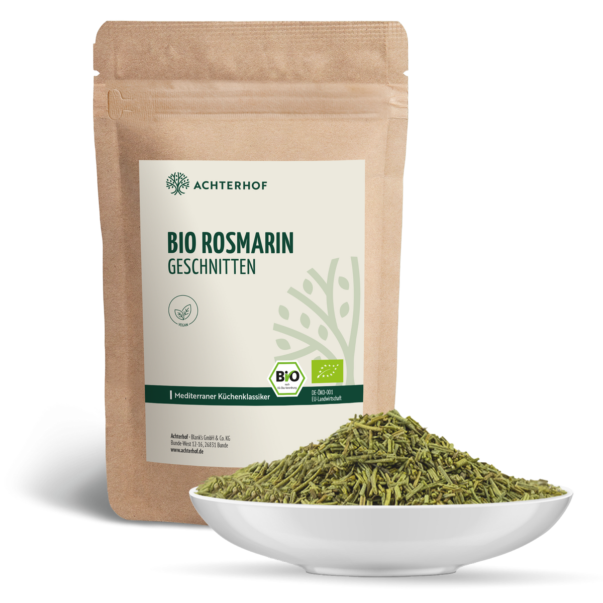 Bio Rosmarin geschnitten (250g)