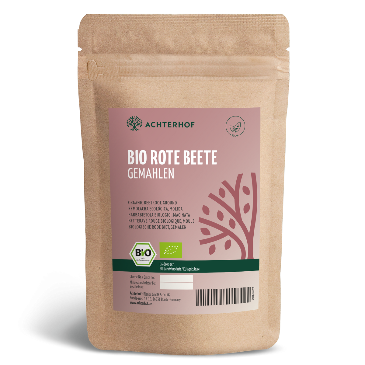 Rote Beete gemahlen Bio (250g)