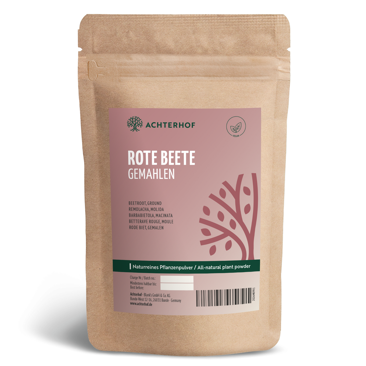 Rote Beete gemahlen (1000g)