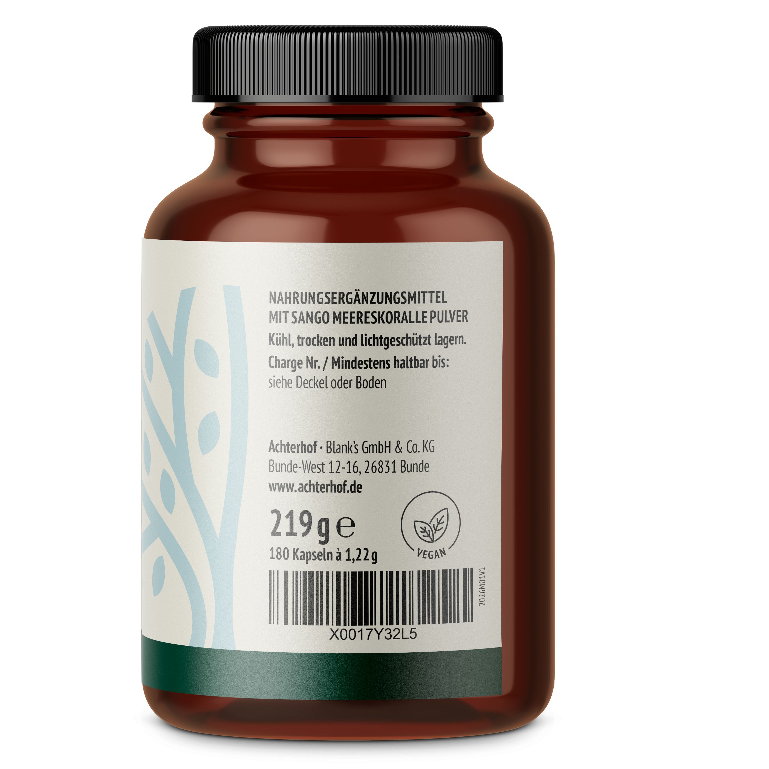 Calcium Magnesium Sango Meereskoralle Kapseln (180 Kapseln)