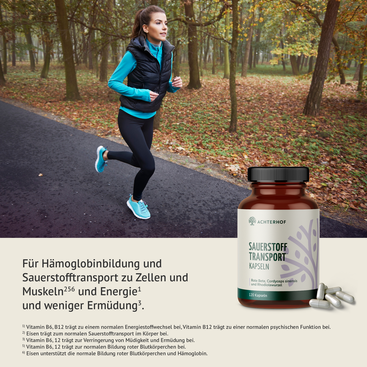Sauerstoff Transport Kapseln (120 Kapseln)