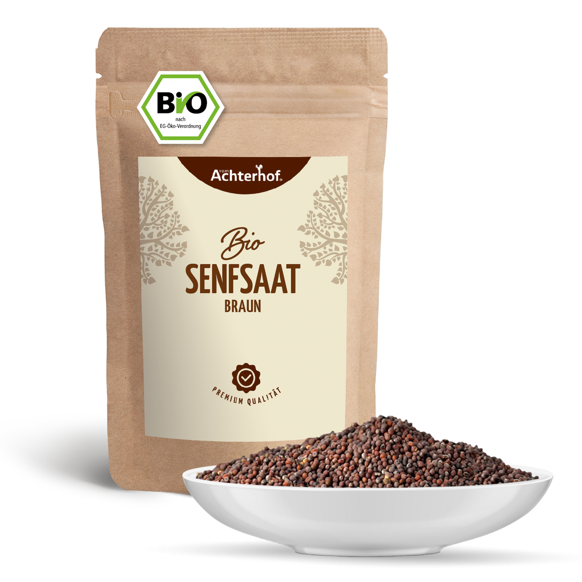 Senfsaat braun ganz Bio (500g)