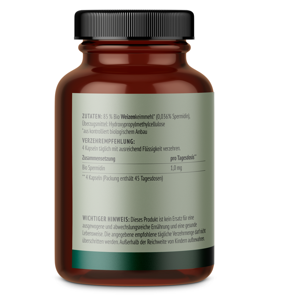 Spermidin Kapseln Bio (180 Kapseln)