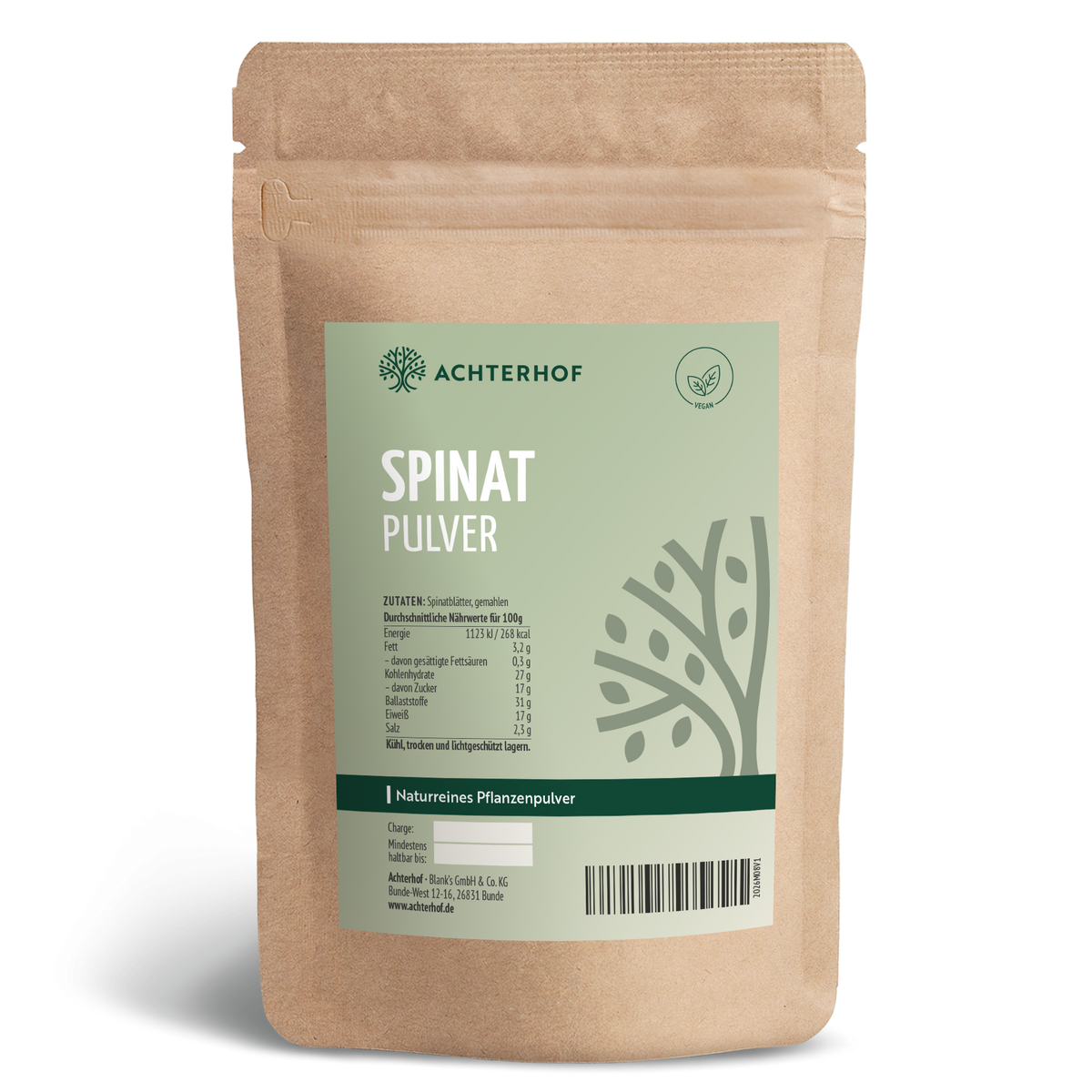 Spinat Pulver (500g)