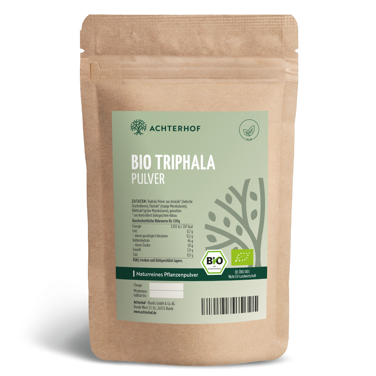 Triphala Pulver Bio (250g)