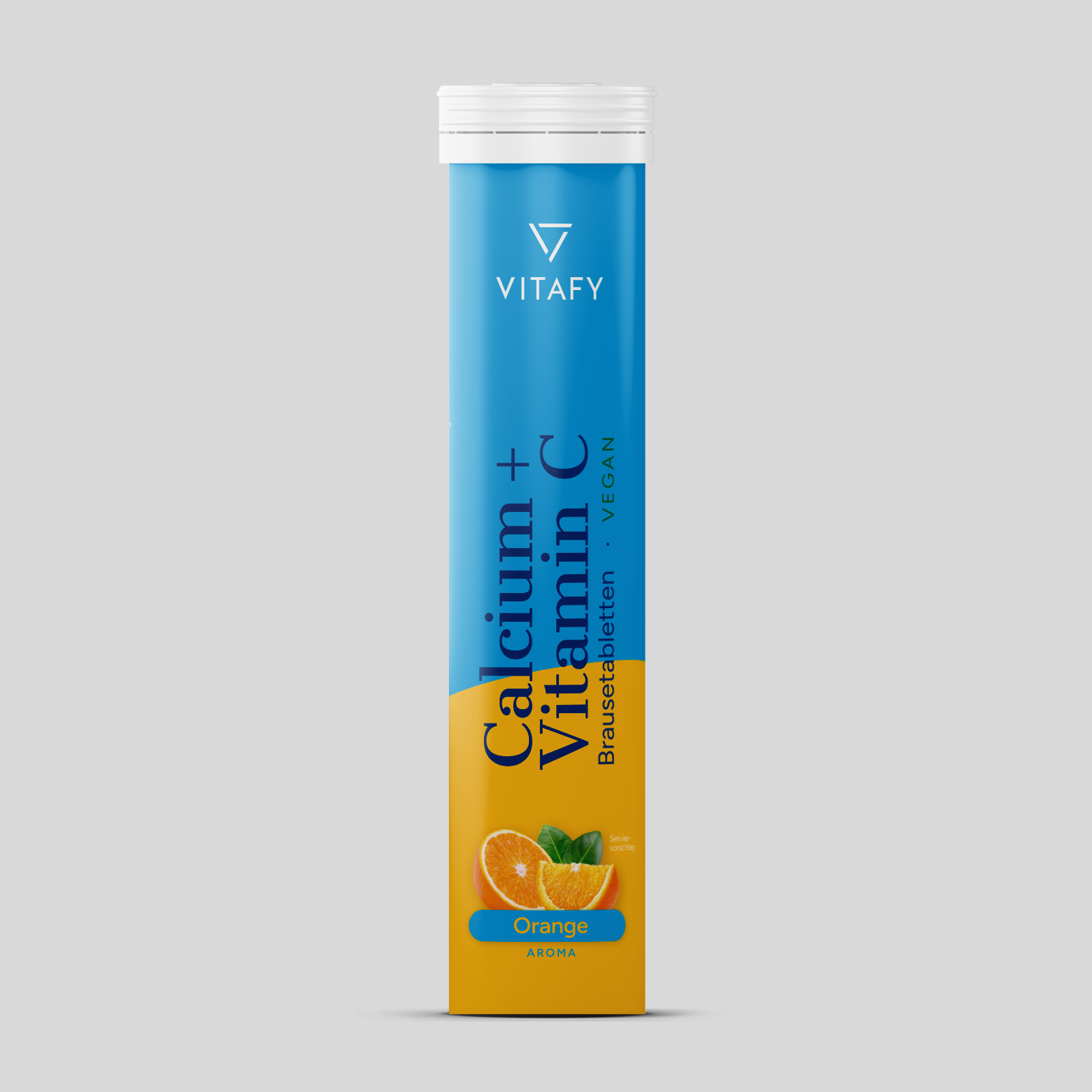 Calcium + Vitamin C - Orange (20 Brausetabletten) - 6er Pack