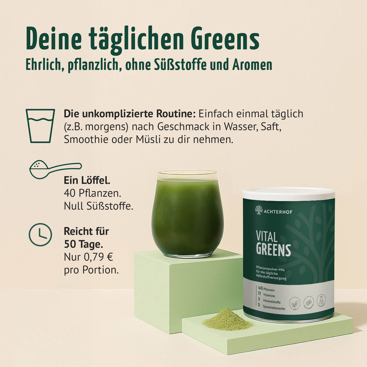 Vital Greens Pulver (400g)
