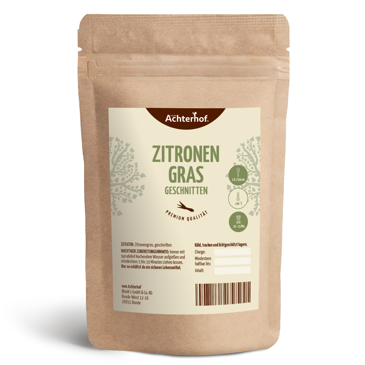 Zitronengras geschnitten (100g)
